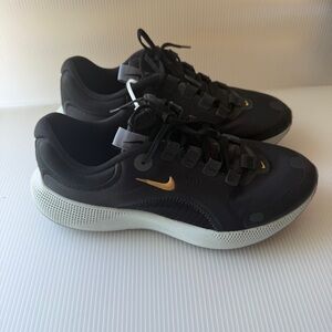 Nike Black and Gold Athletic Shoes